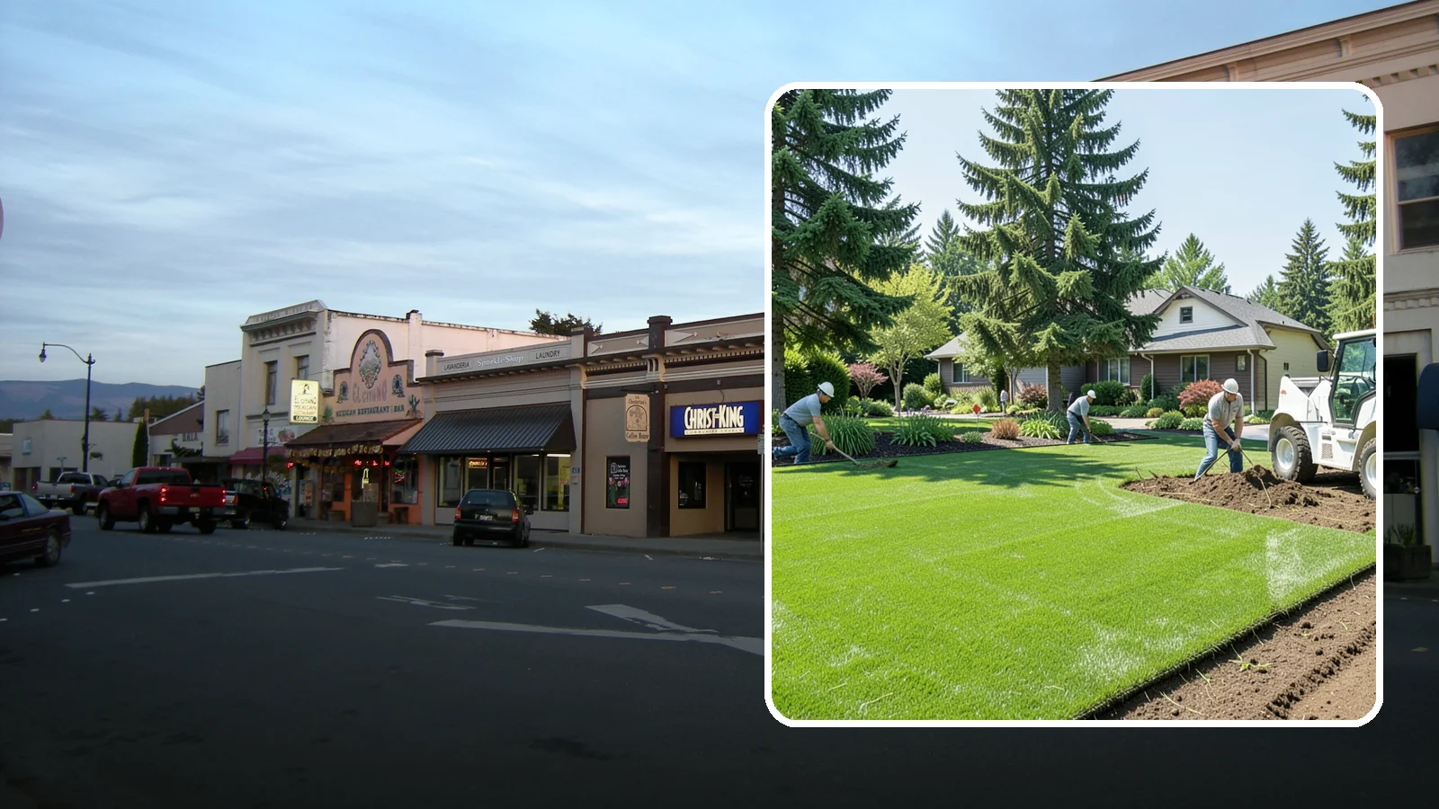 Lawn Removal in Burlington, Skagit County, WA - Complete removal of old, dead, or unwanted lawn to make way for new turf, beds, or hardscape.