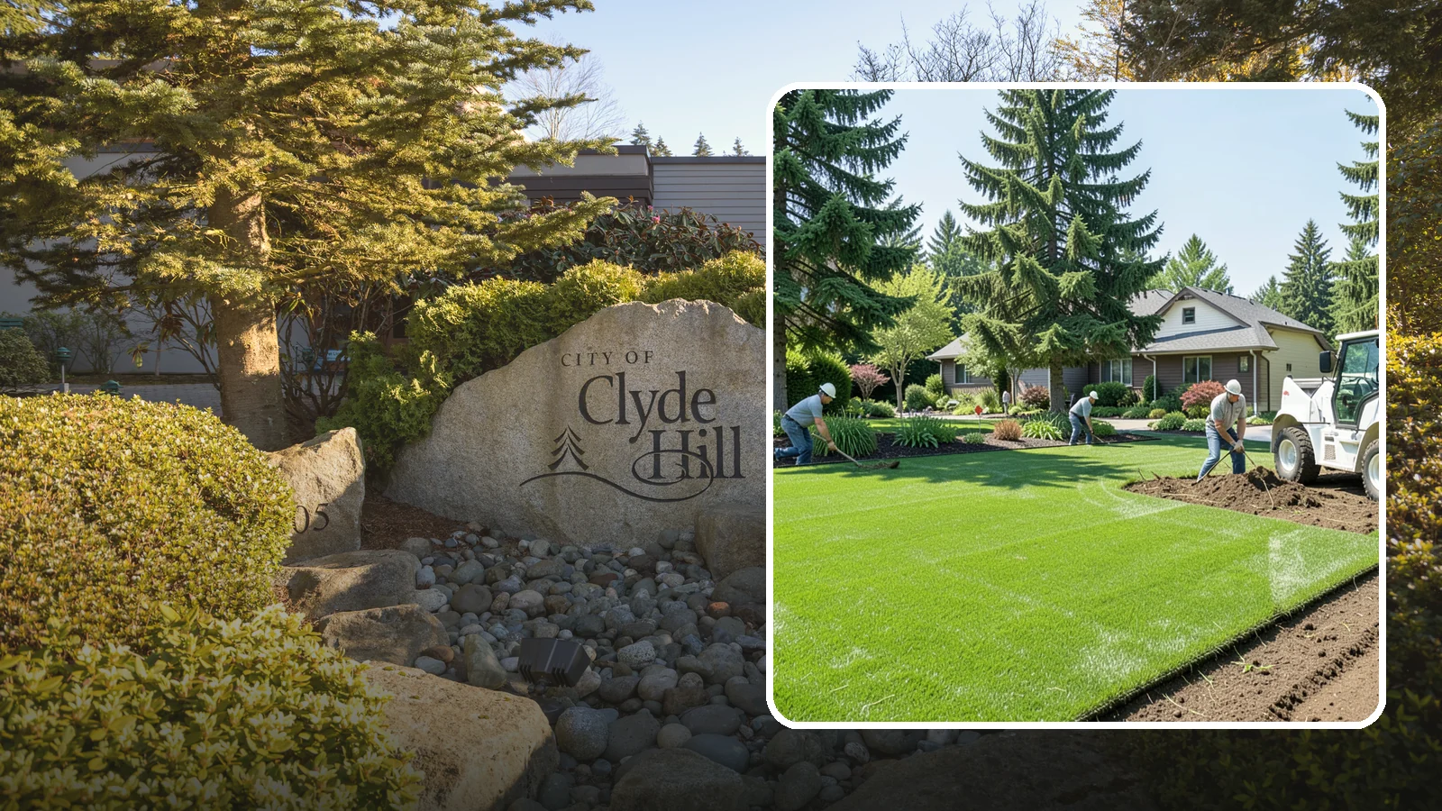 Lawn Removal in Clyde Hill, King County, WA - Complete removal of old, dead, or unwanted lawn to make way for new turf, beds, or hardscape.