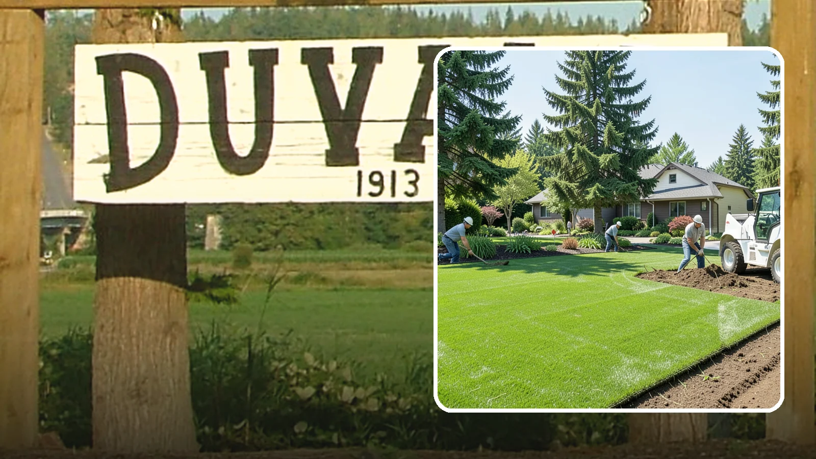 Lawn Removal in Duvall, King County, WA - Complete removal of old, dead, or unwanted lawn to make way for new turf, beds, or hardscape.