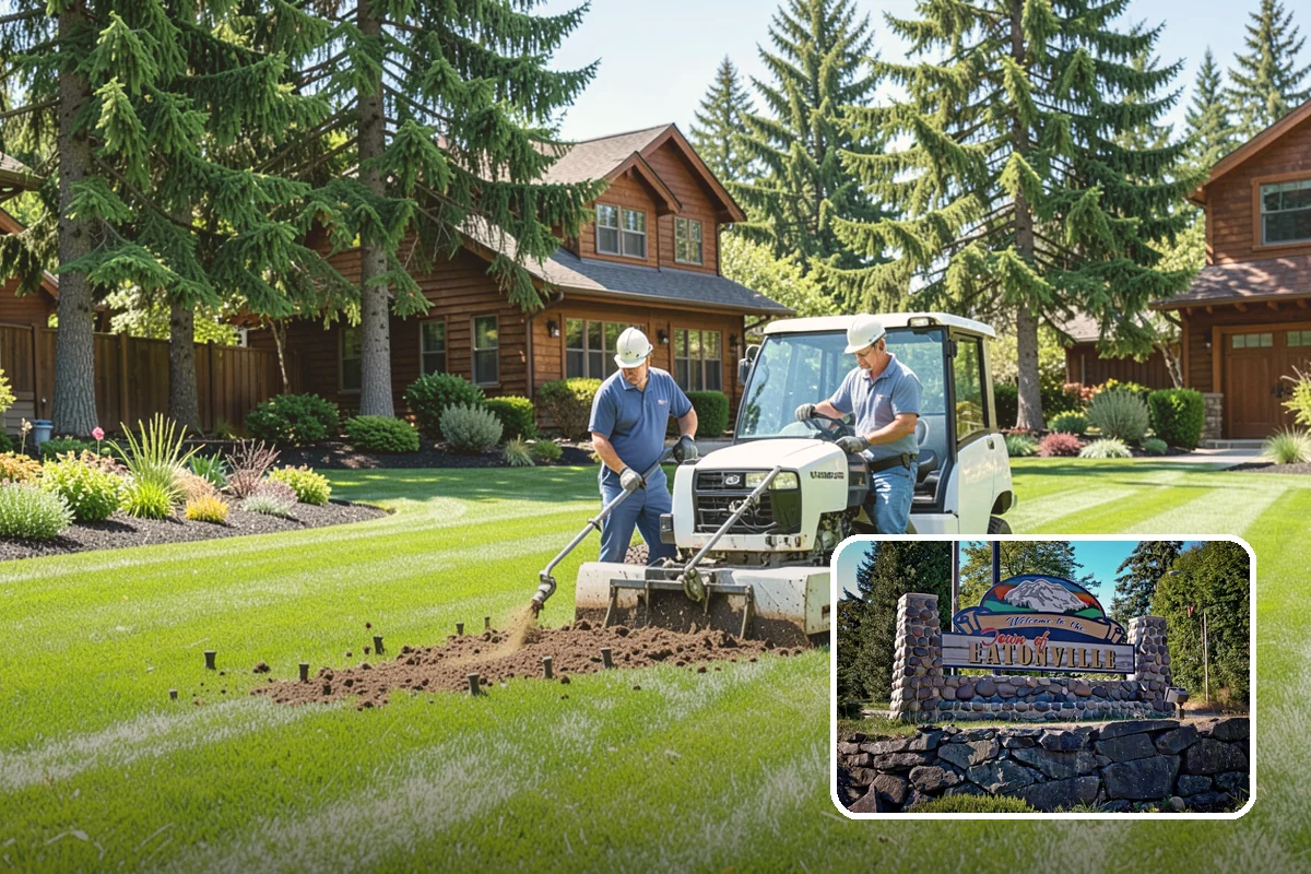 Lawn Removal in Eatonville, Pierce County, WA - Clean slate for new turf, beds, or hardscape