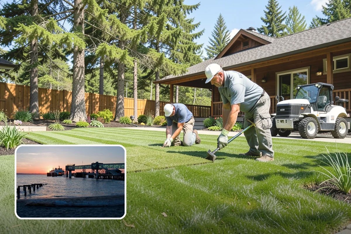 Lawn Removal in Edmonds, Snohomish County, WA - Clean slate for new turf, beds, or hardscape