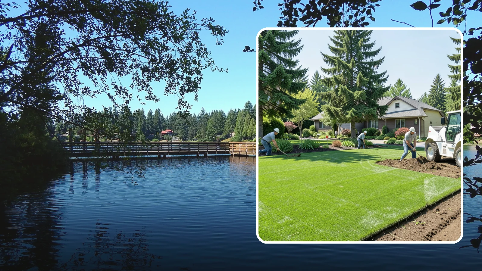 Lawn Removal in Federal Way, King County, WA - Complete removal of old, dead, or unwanted lawn to make way for new turf, beds, or hardscape.