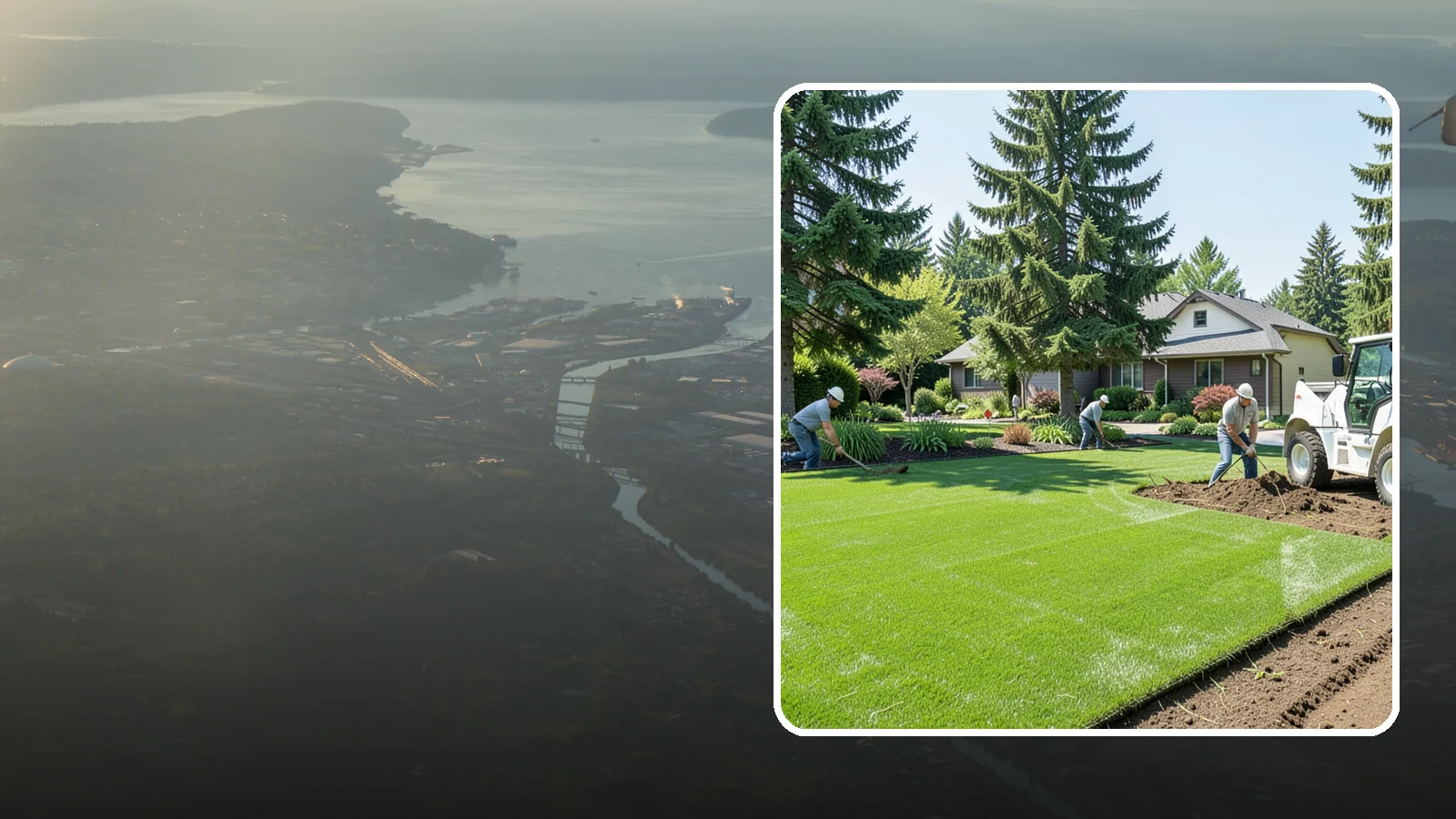 Lawn Removal in Fife, Pierce County, WA - Complete removal of old, dead, or unwanted lawn to make way for new turf, beds, or hardscape.