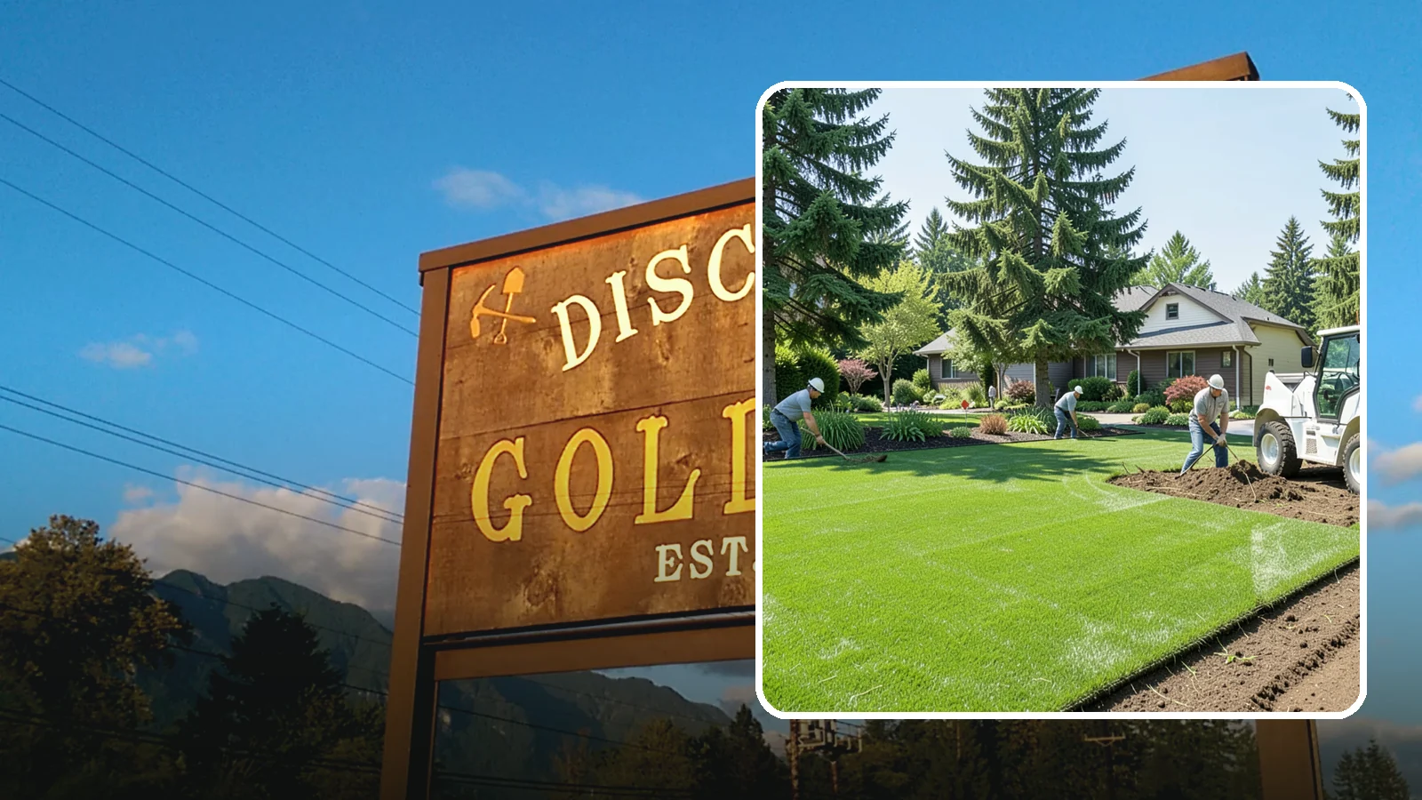 Lawn Removal in Gold Bar, Snohomish County, WA - Complete removal of old, dead, or unwanted lawn to make way for new turf, beds, or hardscape.