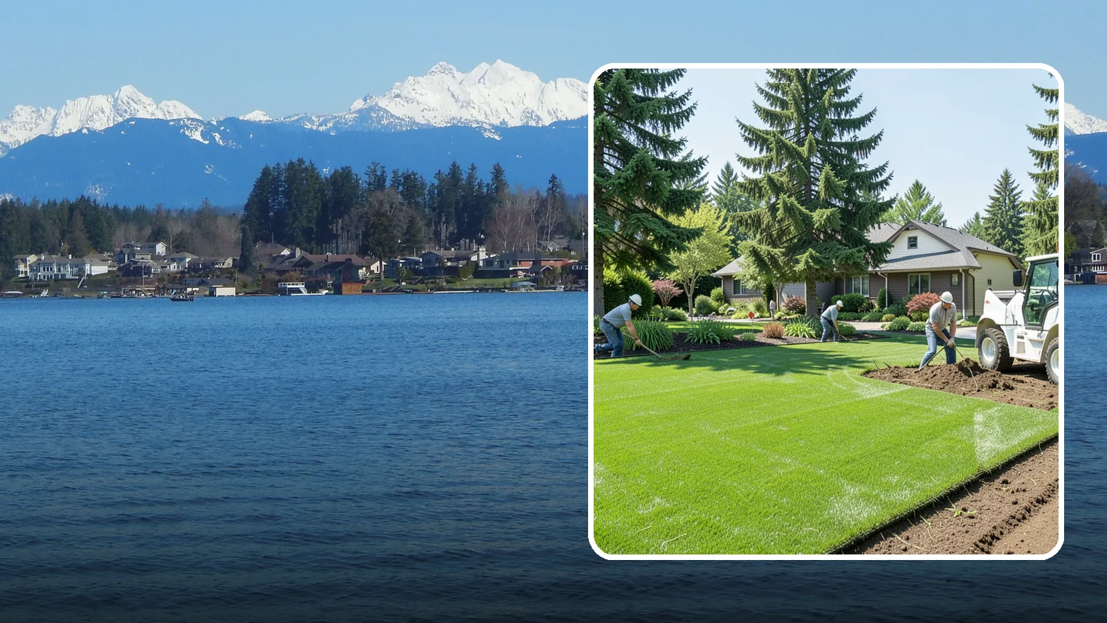 Lawn Removal in Lake Stevens, Snohomish County, WA - Complete removal of old, dead, or unwanted lawn to make way for new turf, beds, or hardscape.