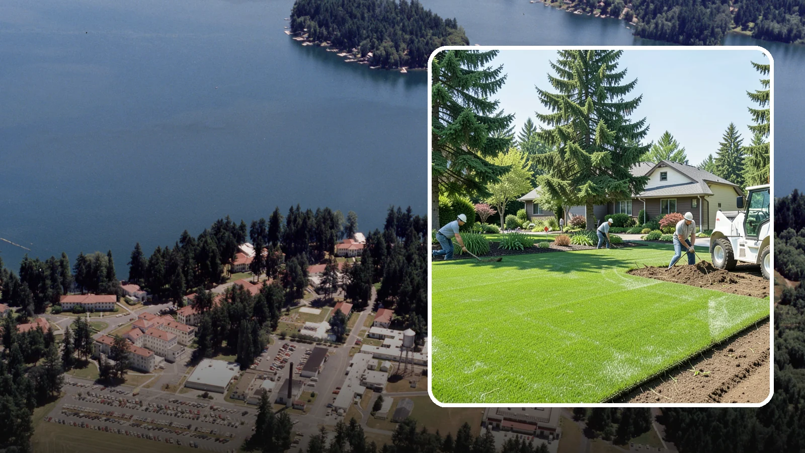 Lawn Removal in Lakewood, Pierce County, WA - Complete removal of old, dead, or unwanted lawn to make way for new turf, beds, or hardscape.