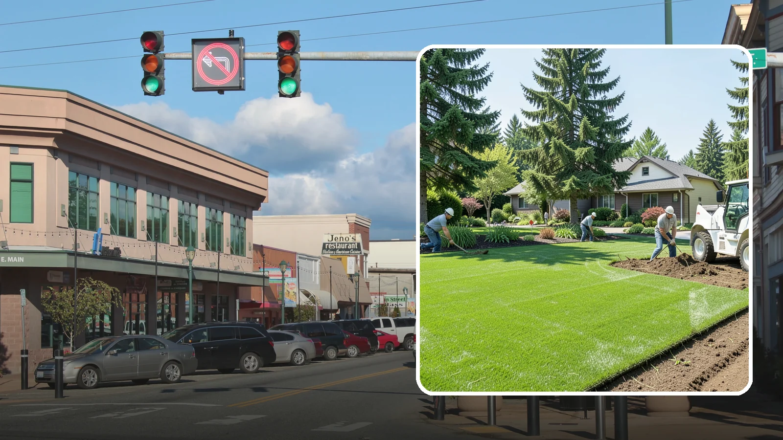 Lawn Removal in Monroe, Snohomish County, WA - Complete removal of old, dead, or unwanted lawn to make way for new turf, beds, or hardscape.
