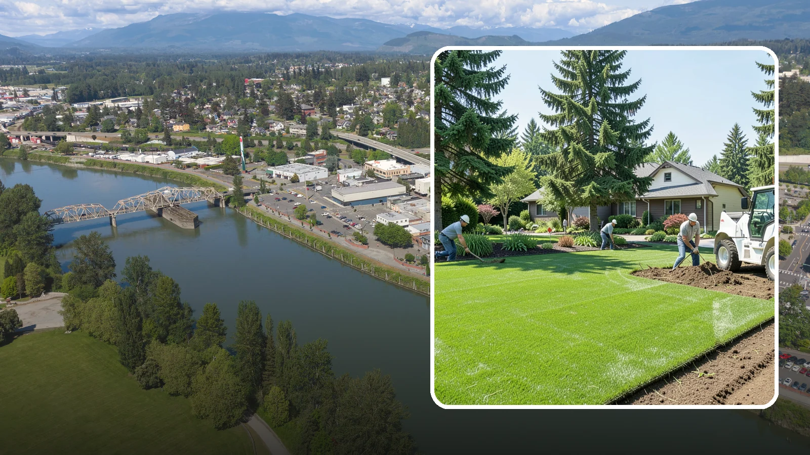 Lawn Removal in Mount Vernon, Skagit County, WA - Complete removal of old, dead, or unwanted lawn to make way for new turf, beds, or hardscape.