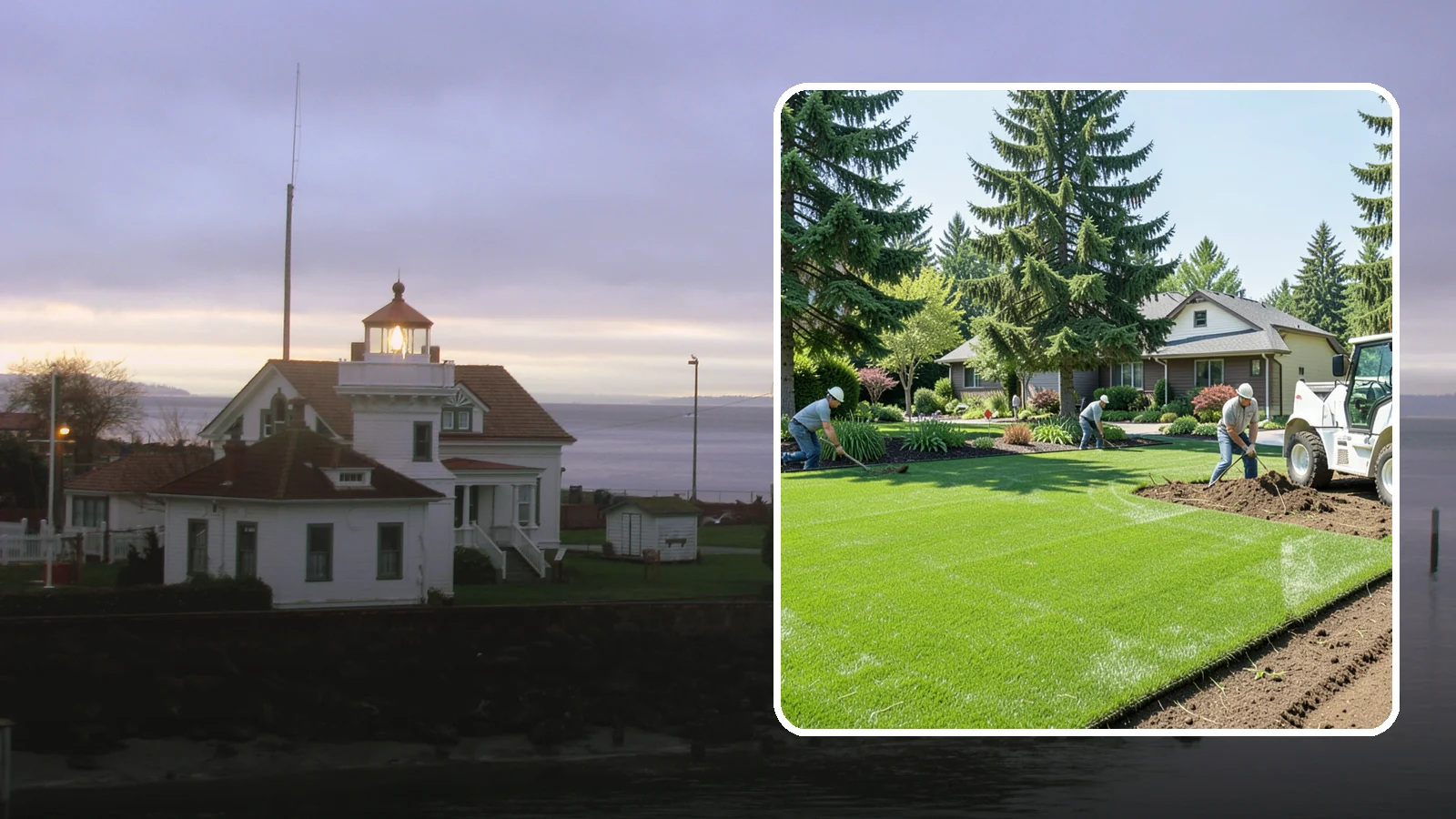 Lawn Removal in Mukilteo, Snohomish County, WA - Complete removal of old, dead, or unwanted lawn to make way for new turf, beds, or hardscape.