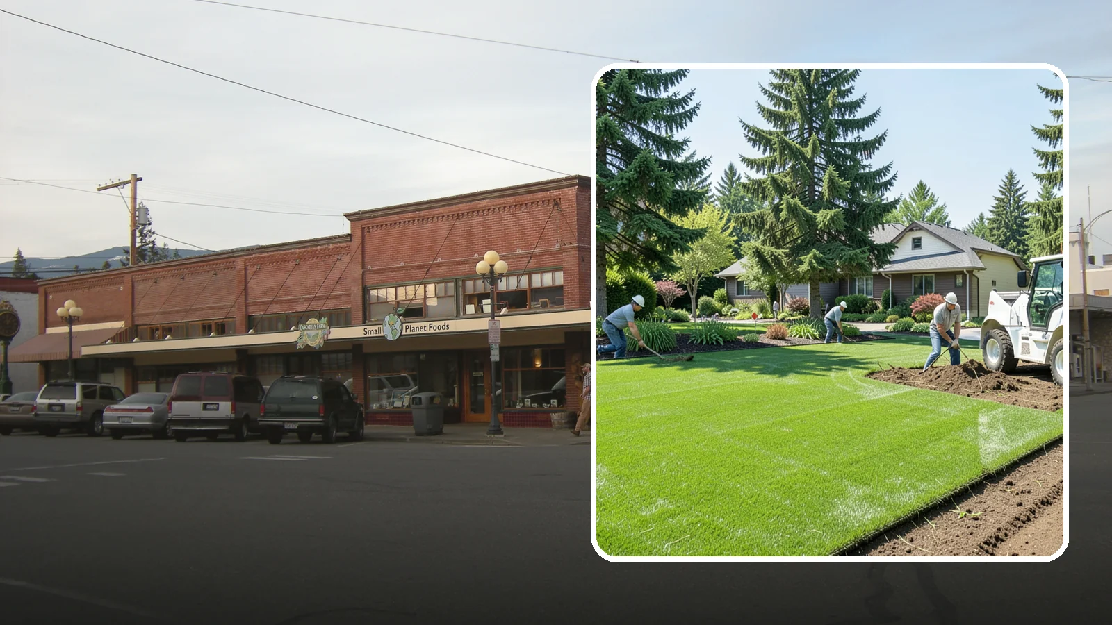 Lawn Removal in Sedro-Woolley, Skagit County, WA - Complete removal of old, dead, or unwanted lawn to make way for new turf, beds, or hardscape.