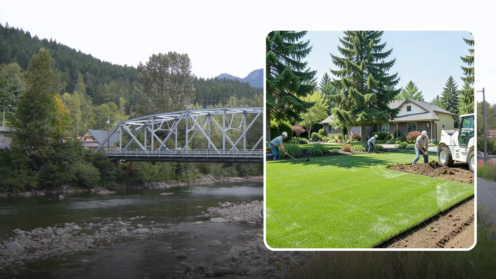 Lawn Removal in Skykomish, King County, WA - Complete removal of old, dead, or unwanted lawn to make way for new turf, beds, or hardscape.