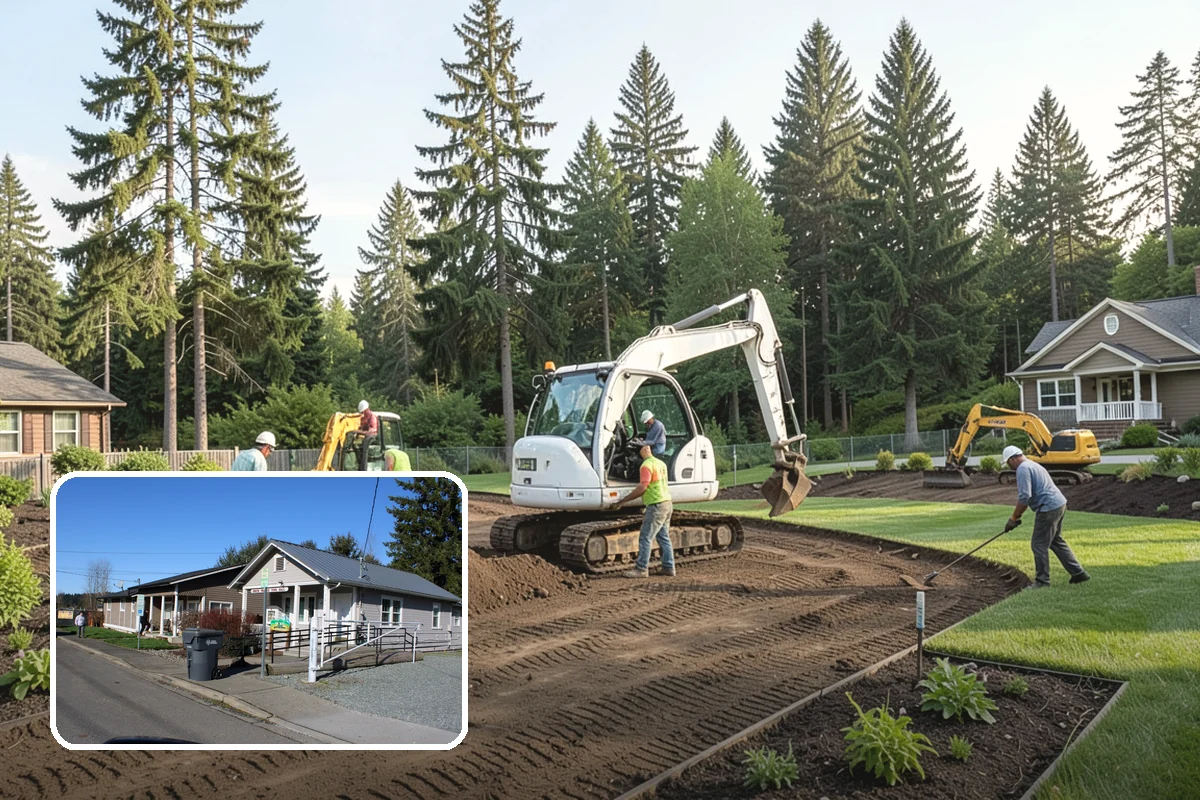 Lawn Removal in South Prairie, Pierce County, WA - Clean slate for new turf, beds, or hardscape