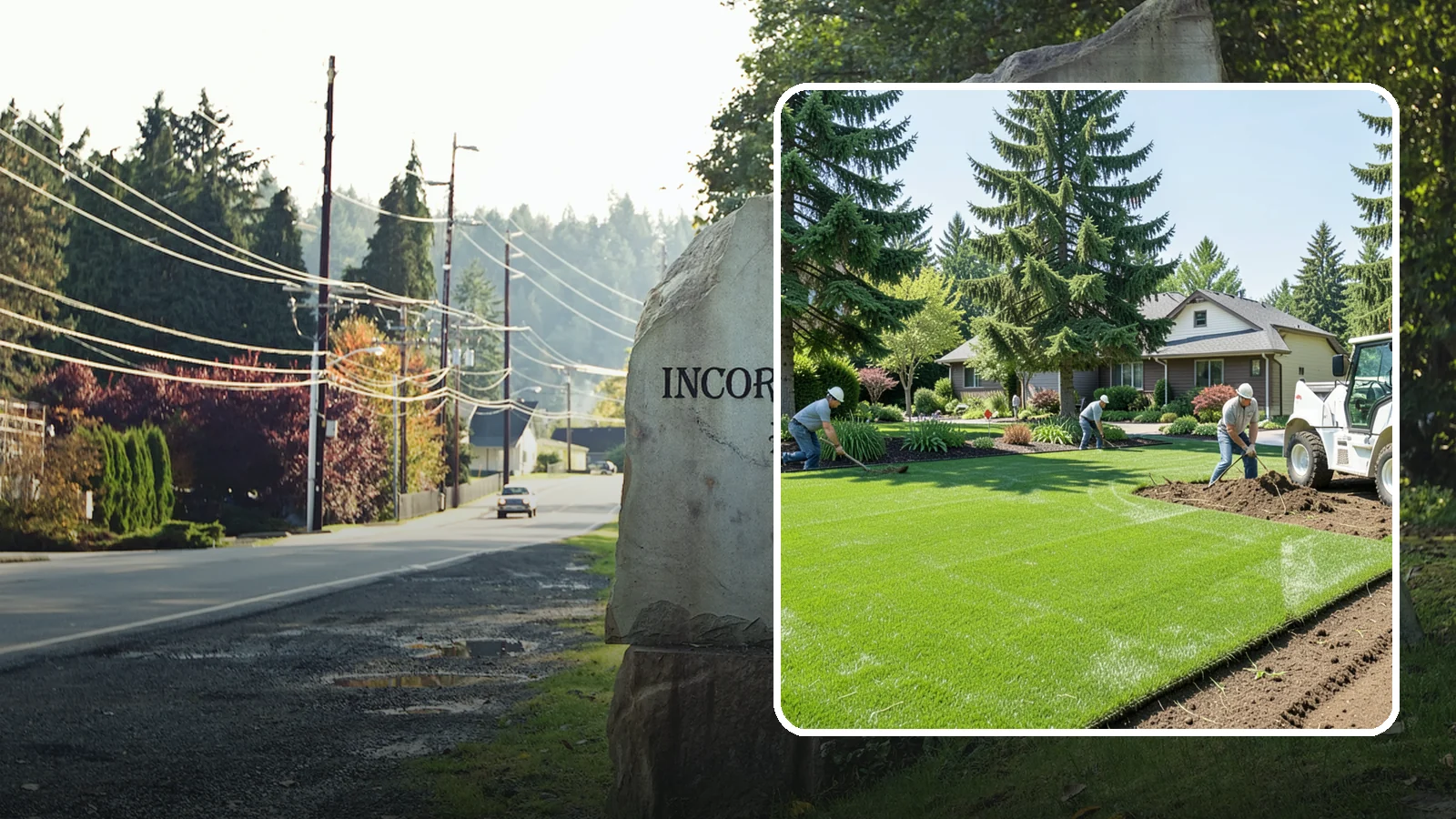 Lawn Removal in Wilkeson, Pierce County, WA - Complete removal of old, dead, or unwanted lawn to make way for new turf, beds, or hardscape.