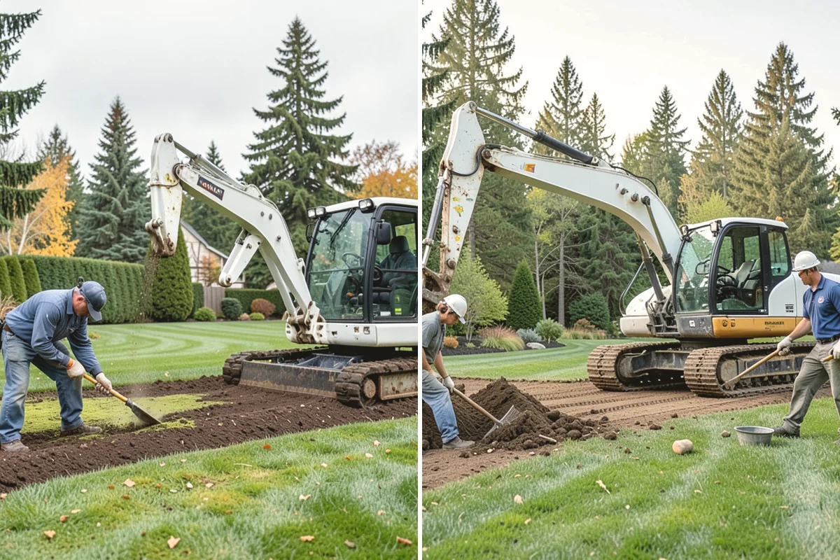Lawn Removal in Yarrow Point, King County, WA - Confirm the removal depth for your next project