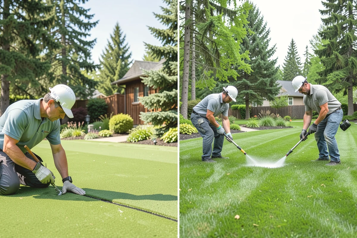 Lawn Renovation in Anacortes, Skagit County, WA - Assess turf, soil, and weed and moss pressure