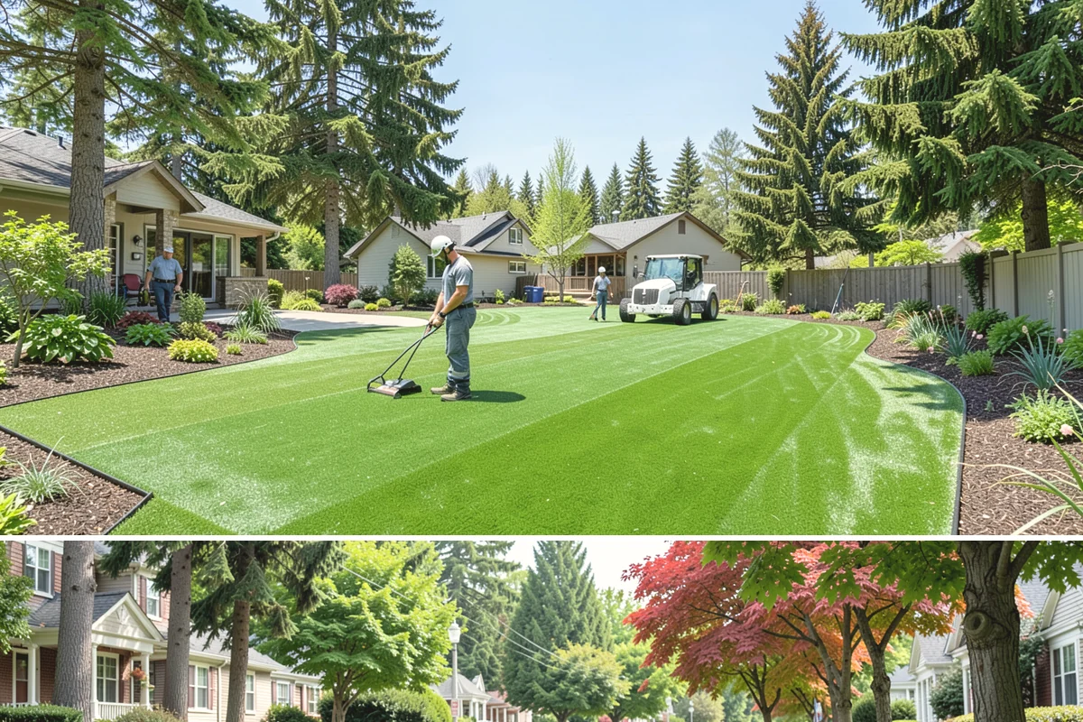 Lawn Renovation in Beaux Arts Village, King County, WA - Best done in early fall or spring