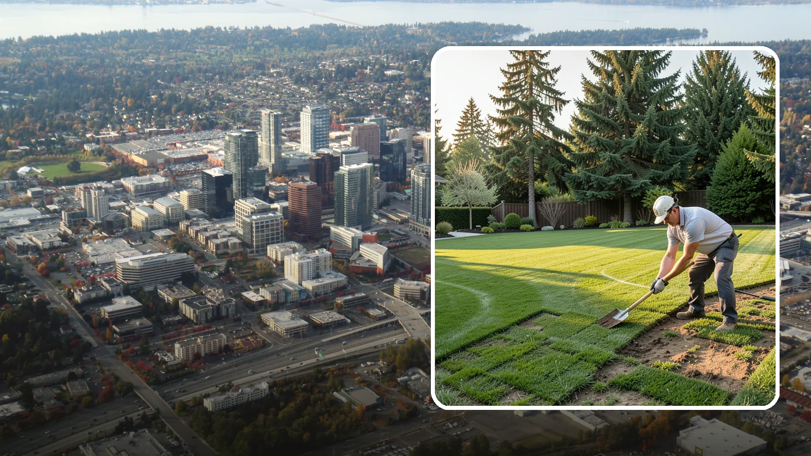 Lawn Renovation in Bellevue, King County, WA - Revive a tired, patchy, or weed-choked lawn without a full tear-out through targeted renovation.