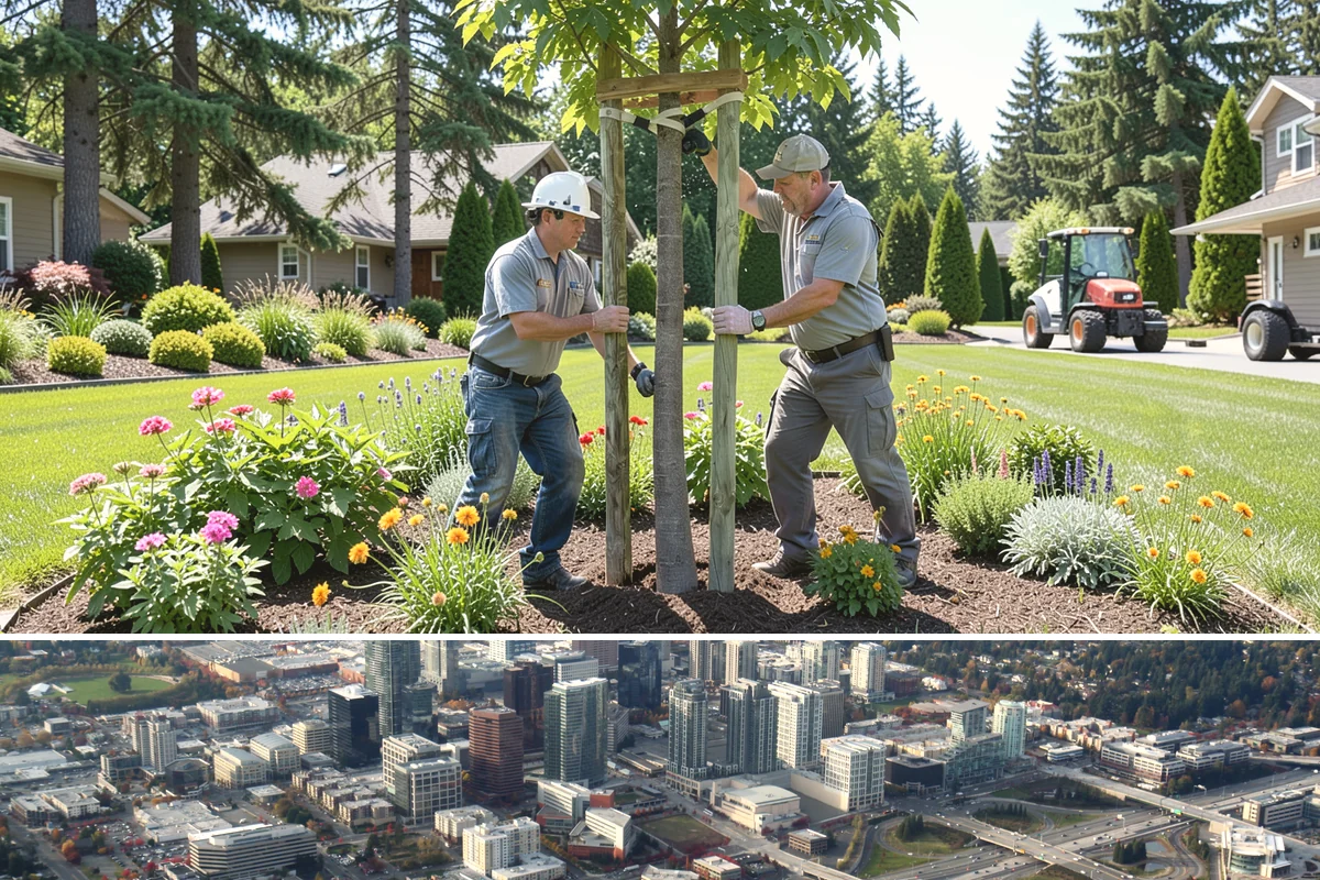Lawn Renovation in Bellevue, King County, WA - Best done in early fall or spring