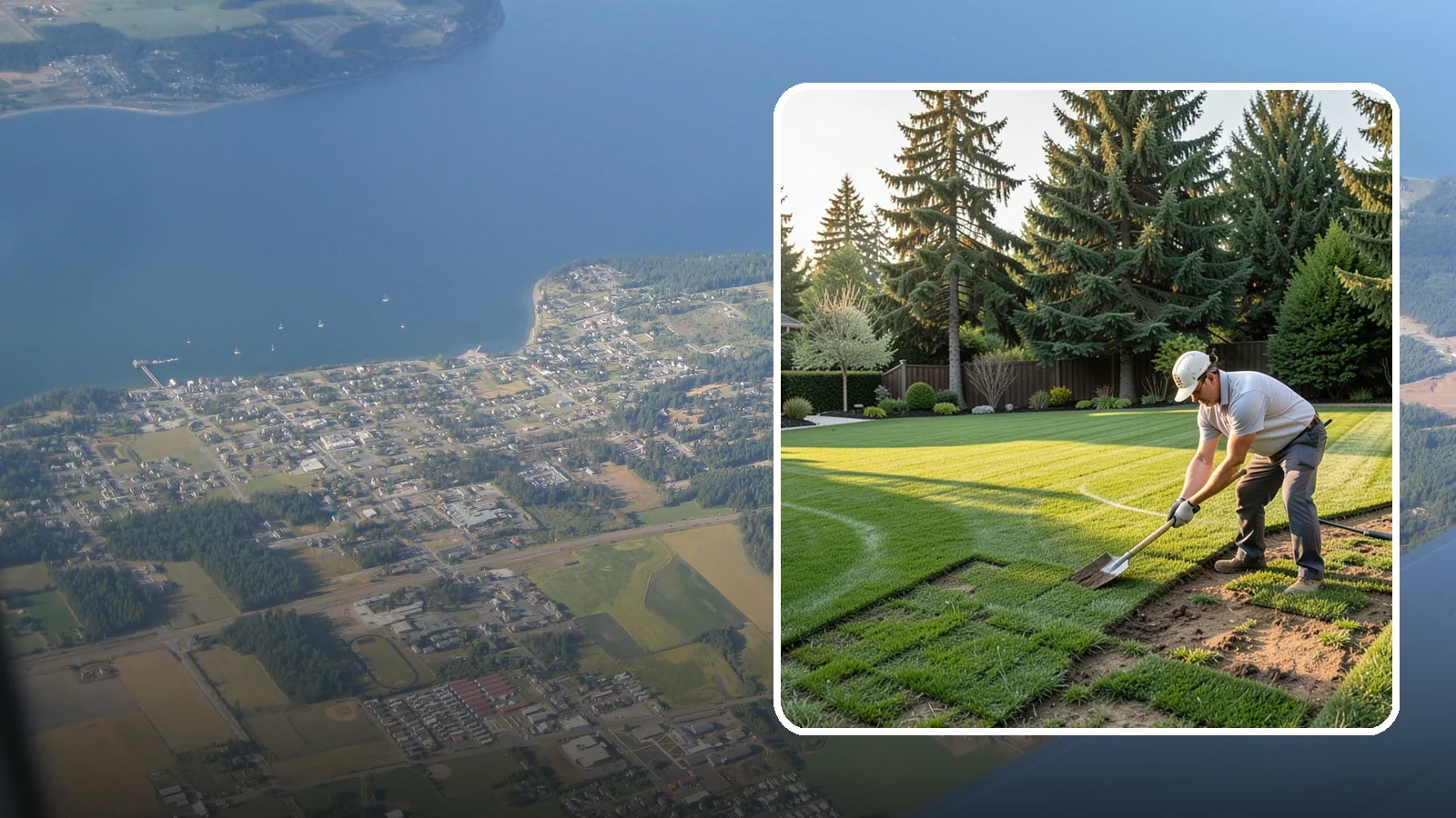 Lawn Renovation in Coupeville, Island County, WA - Revive a tired, patchy, or weed-choked lawn without a full tear-out through targeted renovation.