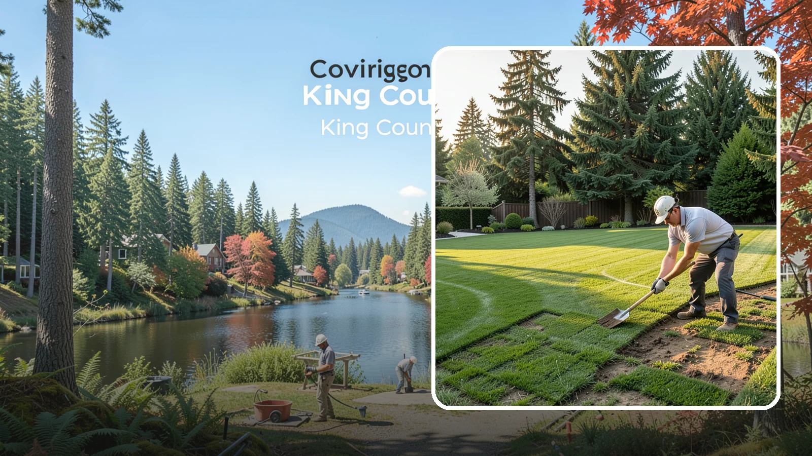 Lawn Renovation in Covington, King County, WA - Revive a tired, patchy, or weed-choked lawn without a full tear-out through targeted renovation.