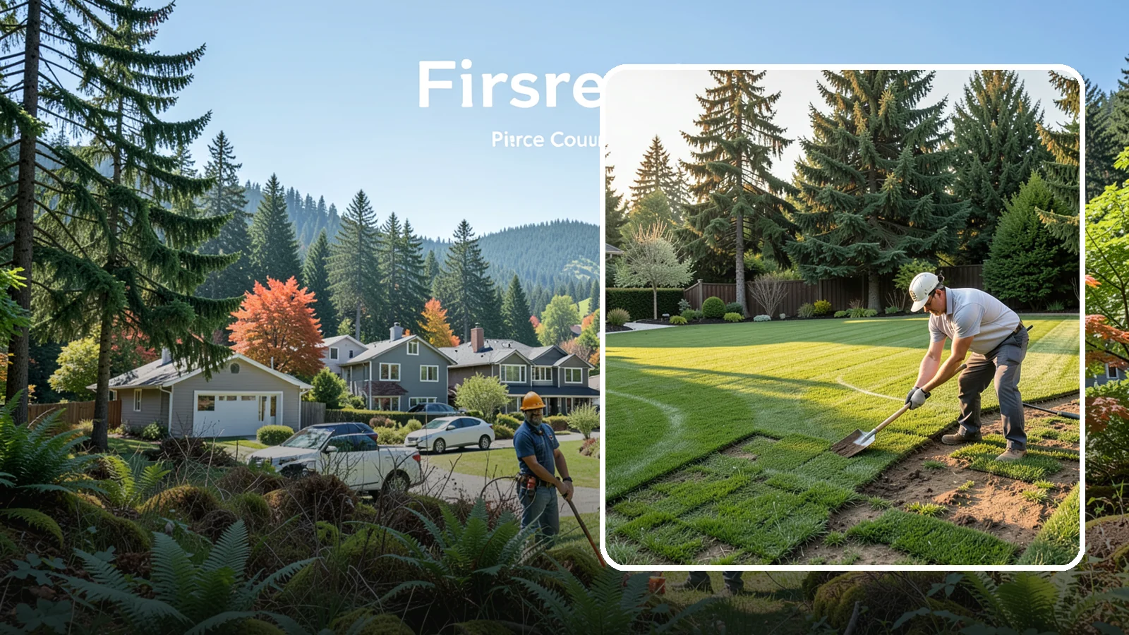 Lawn Renovation in Fircrest, Pierce County, WA - Revive a tired, patchy, or weed-choked lawn without a full tear-out through targeted renovation.