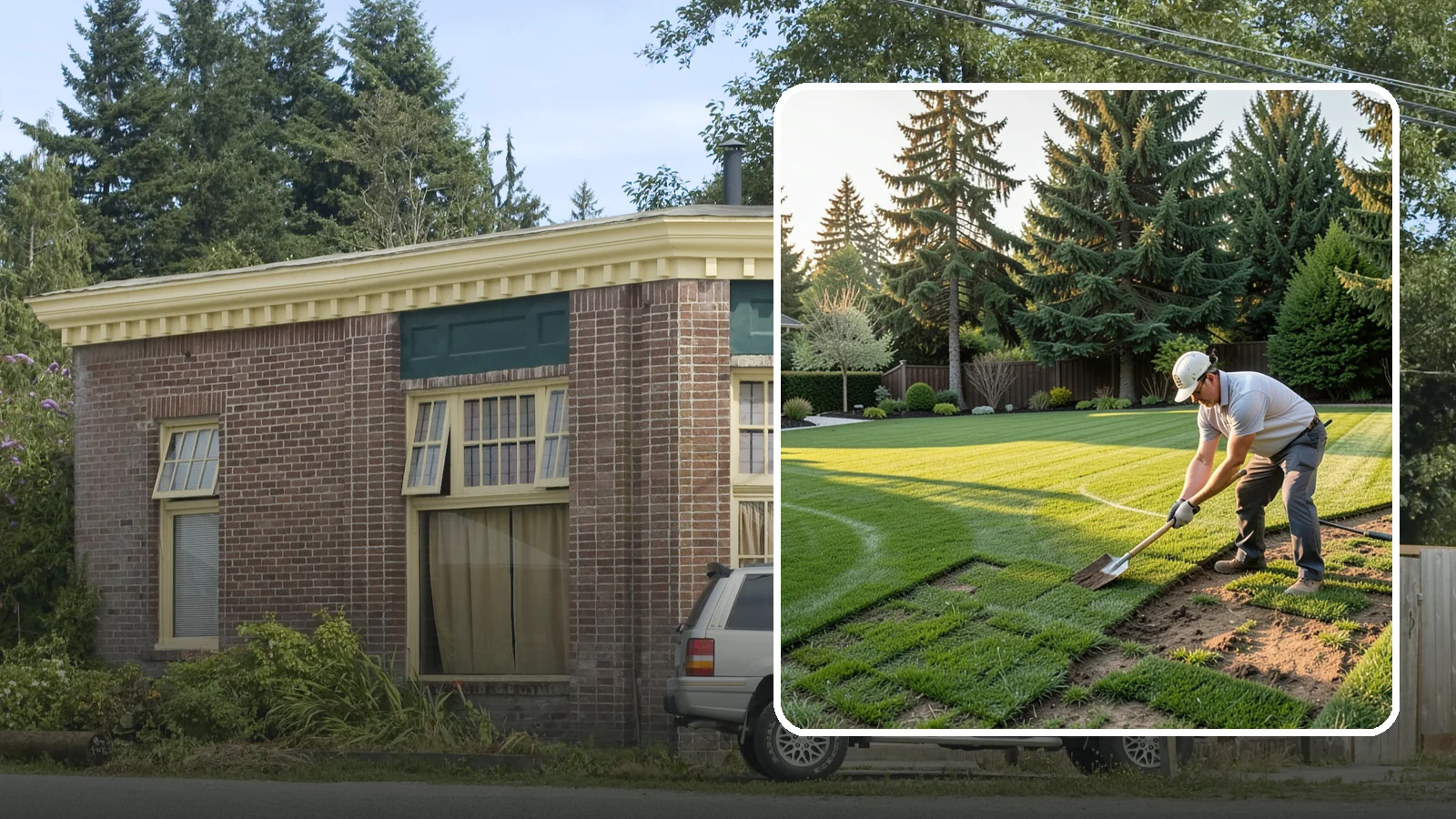 Lawn Renovation in Hamilton, Skagit County, WA - Revive a tired, patchy, or weed-choked lawn without a full tear-out through targeted renovation.