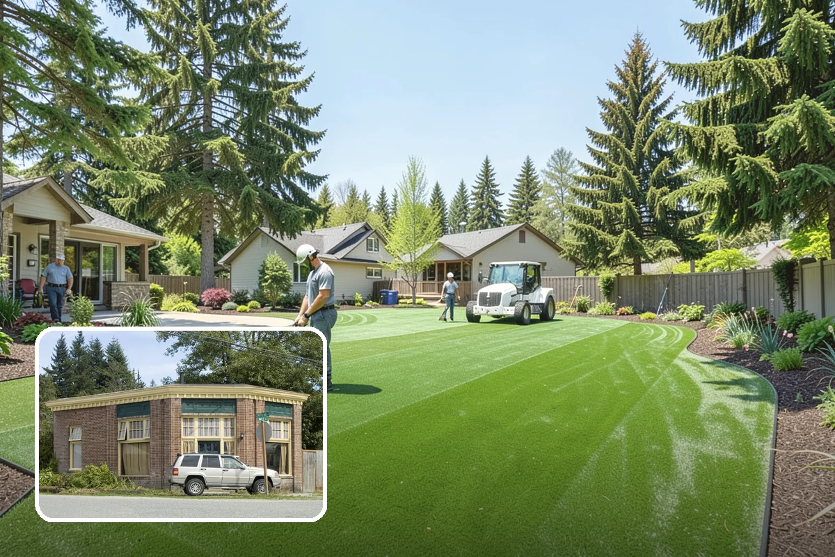 Lawn Renovation in Hamilton, Skagit County, WA - Restores a tired lawn without full replacement cost