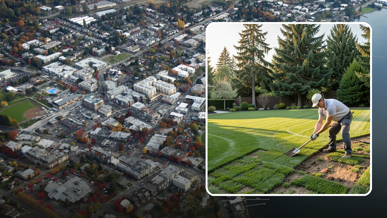 Lawn Renovation in Kirkland, King County, WA - Revive a tired, patchy, or weed-choked lawn without a full tear-out through targeted renovation.