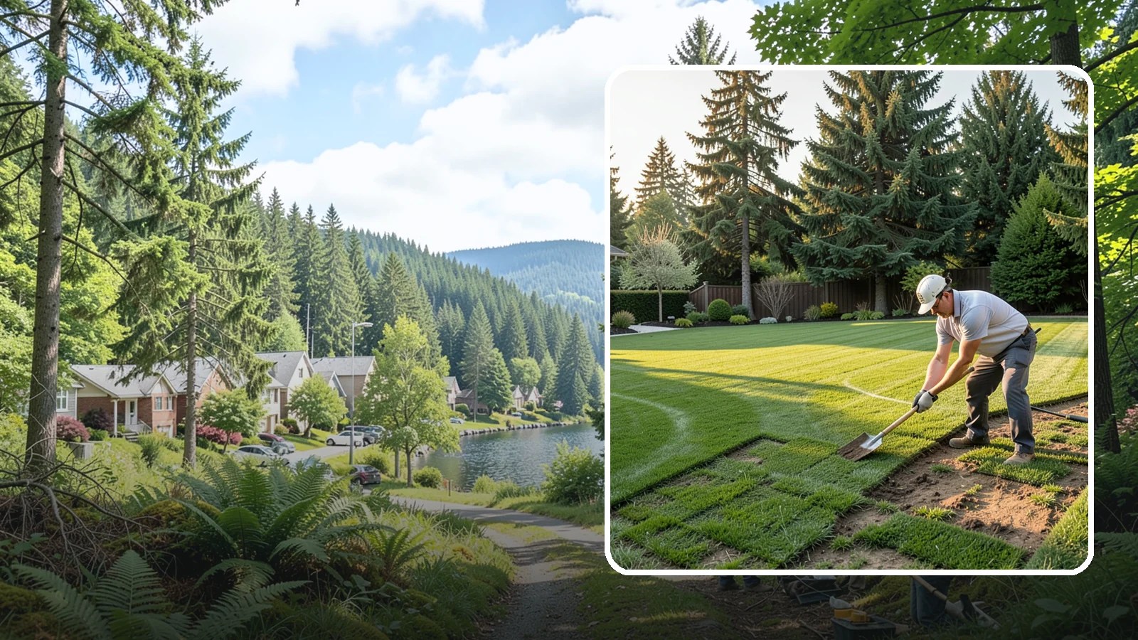 Lawn Renovation in Lake Forest Park, King County, WA - Revive a tired, patchy, or weed-choked lawn without a full tear-out through targeted renovation.