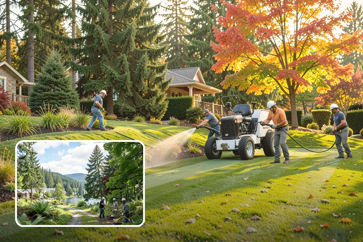 Lawn Renovation in Lake Forest Park, King County, WA - Restores a tired lawn without full replacement cost