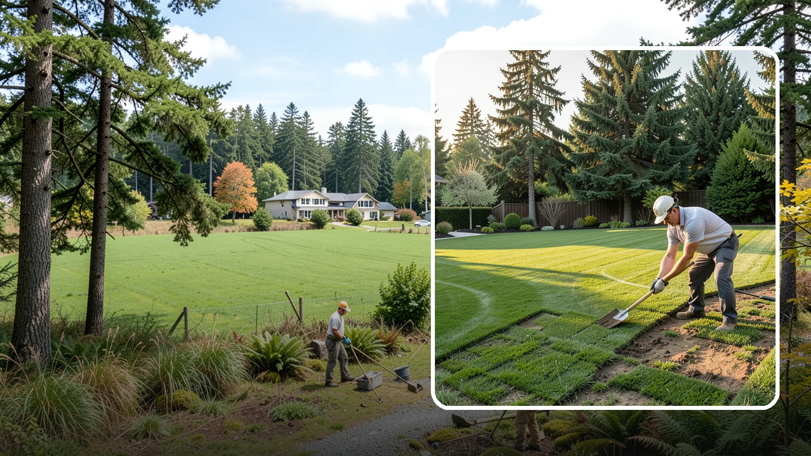 Lawn Renovation in Lyman, Skagit County, WA - Revive a tired, patchy, or weed-choked lawn without a full tear-out through targeted renovation.