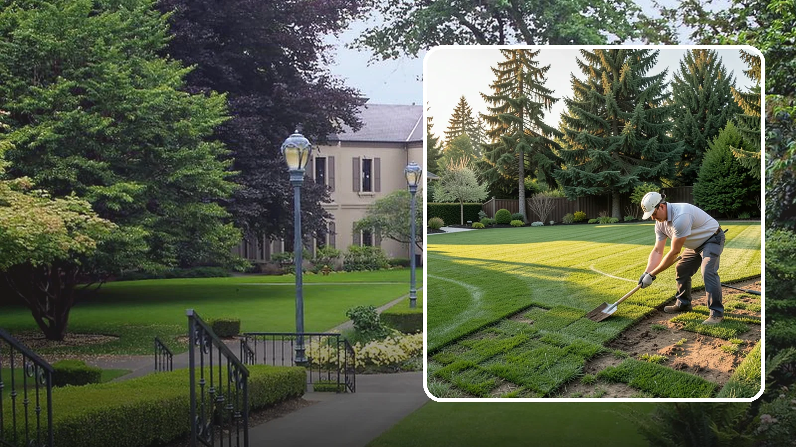 Lawn Renovation in Woodinville, King County, WA - Revive a tired, patchy, or weed-choked lawn without a full tear-out through targeted renovation.