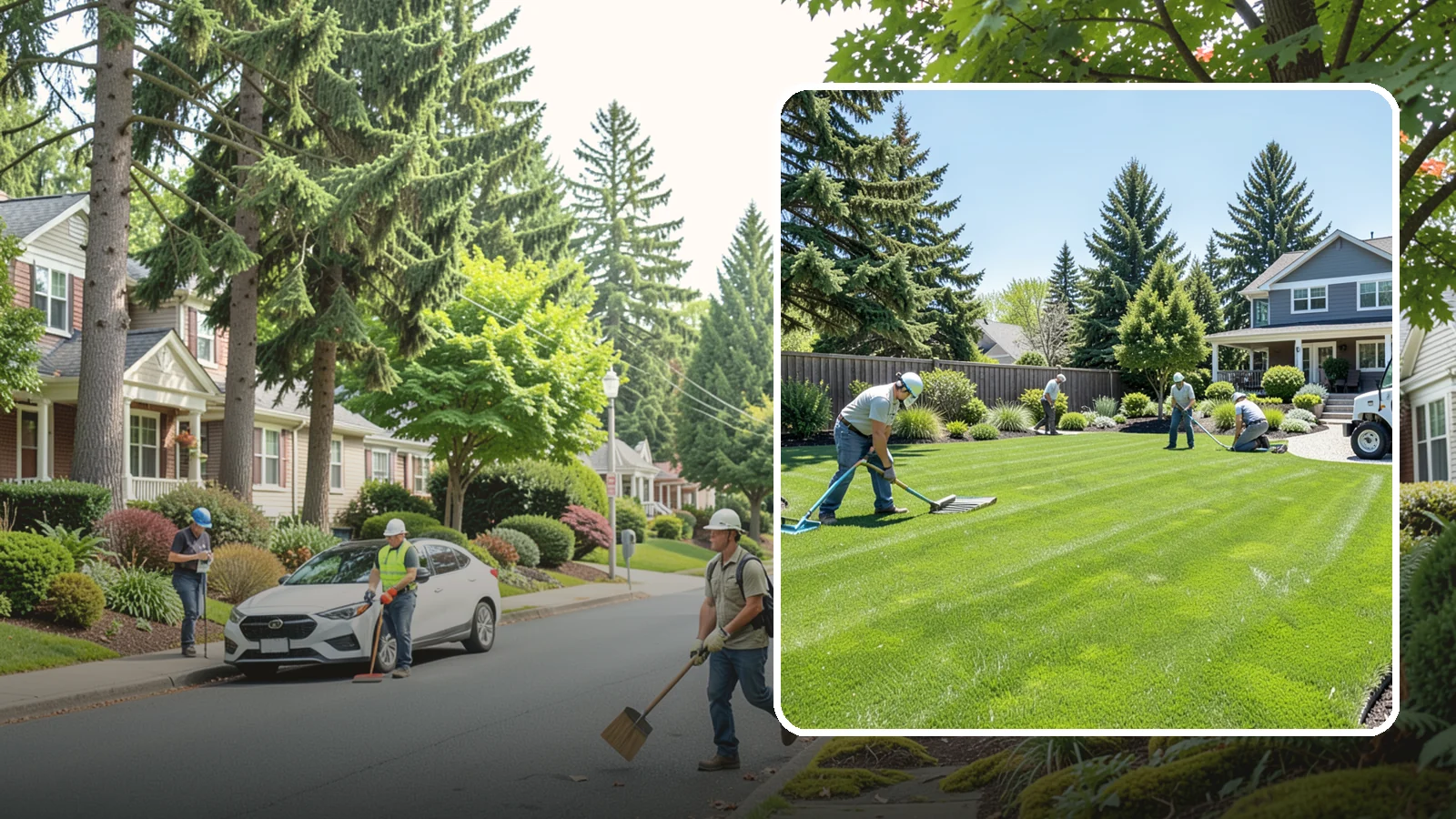 Lawn Restoration in Beaux Arts Village, King County, WA - Rebuild a thin, mossy, or worn-out lawn into thick healthy turf through targeted repair and reseeding.
