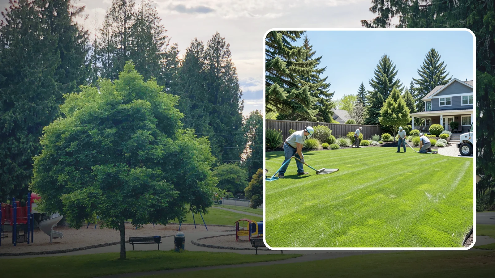 Lawn Restoration in Bonney Lake, Pierce County, WA - Rebuild a thin, mossy, or worn-out lawn into thick healthy turf through targeted repair and reseeding.