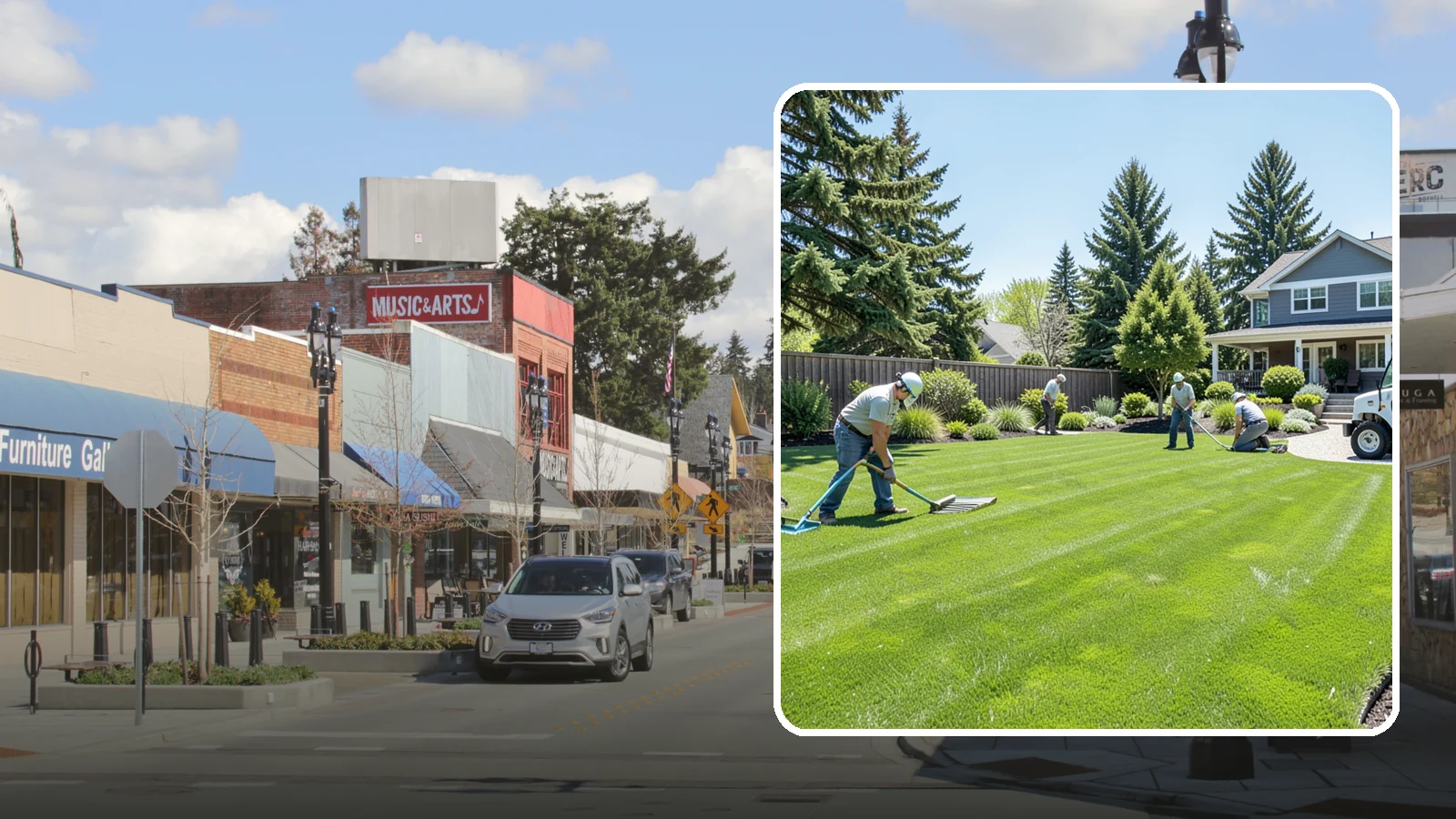 Lawn Restoration in Bothell, King County, WA - Rebuild a thin, mossy, or worn-out lawn into thick healthy turf through targeted repair and reseeding.