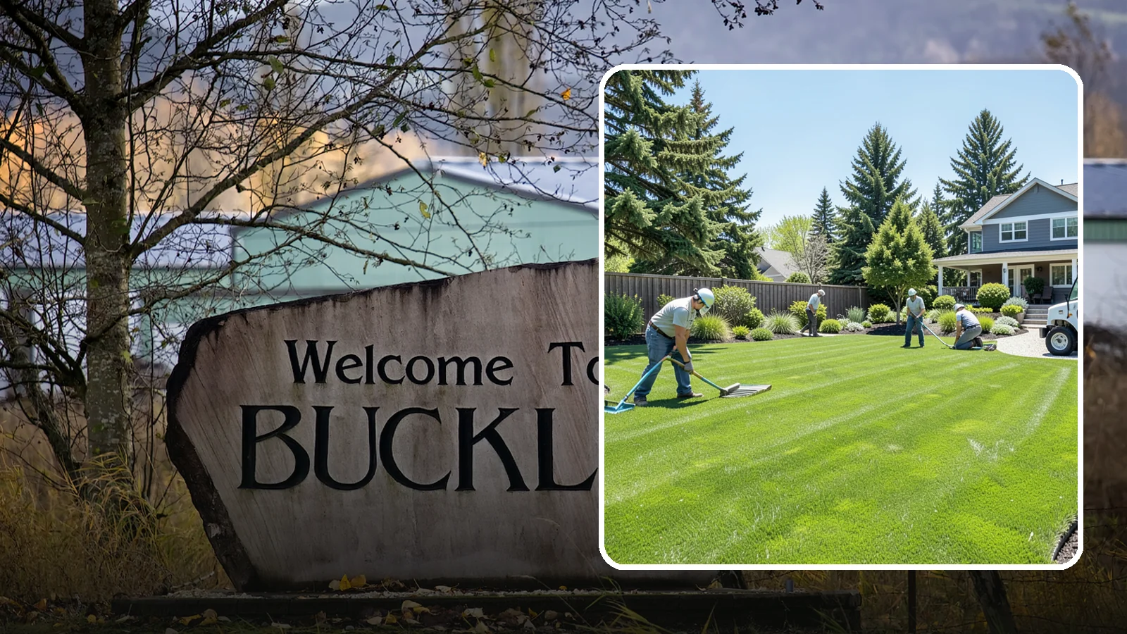 Lawn Restoration in Buckley, Pierce County, WA - Rebuild a thin, mossy, or worn-out lawn into thick healthy turf through targeted repair and reseeding.