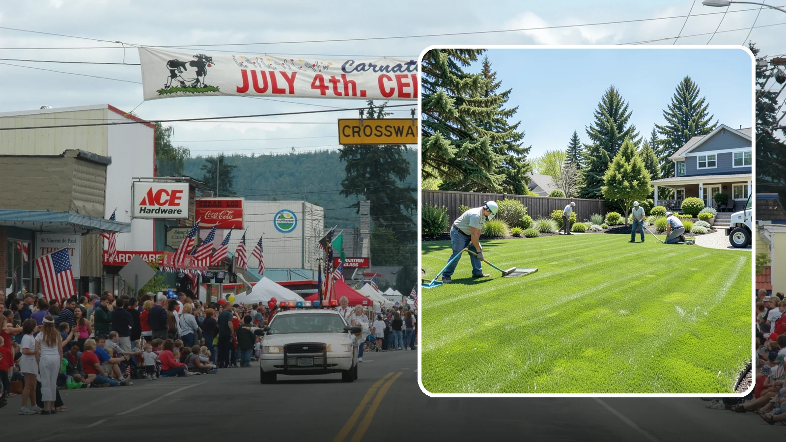 Lawn Restoration in Carnation, King County, WA - Rebuild a thin, mossy, or worn-out lawn into thick healthy turf through targeted repair and reseeding.