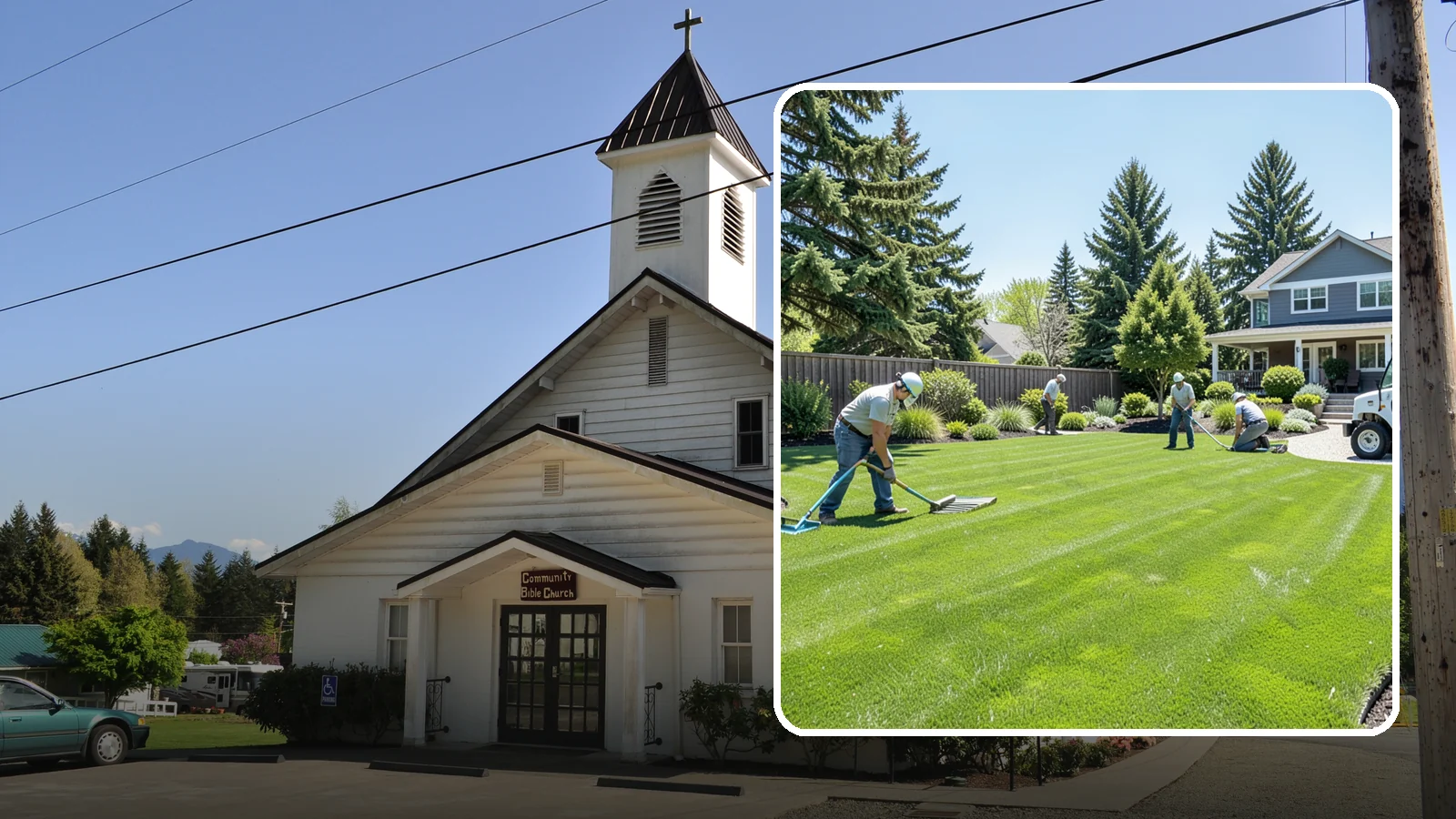 Lawn Restoration in Concrete, Skagit County, WA - Rebuild a thin, mossy, or worn-out lawn into thick healthy turf through targeted repair and reseeding.