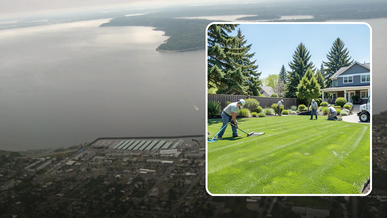 Lawn Restoration in Des Moines, King County, WA - Rebuild a thin, mossy, or worn-out lawn into thick healthy turf through targeted repair and reseeding.