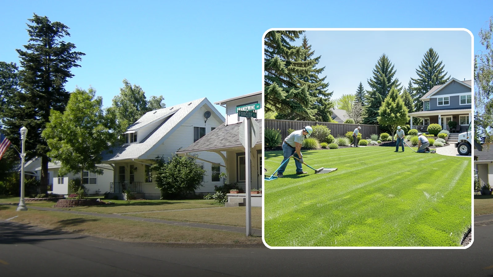 Lawn Restoration in DuPont, Pierce County, WA - Rebuild a thin, mossy, or worn-out lawn into thick healthy turf through targeted repair and reseeding.