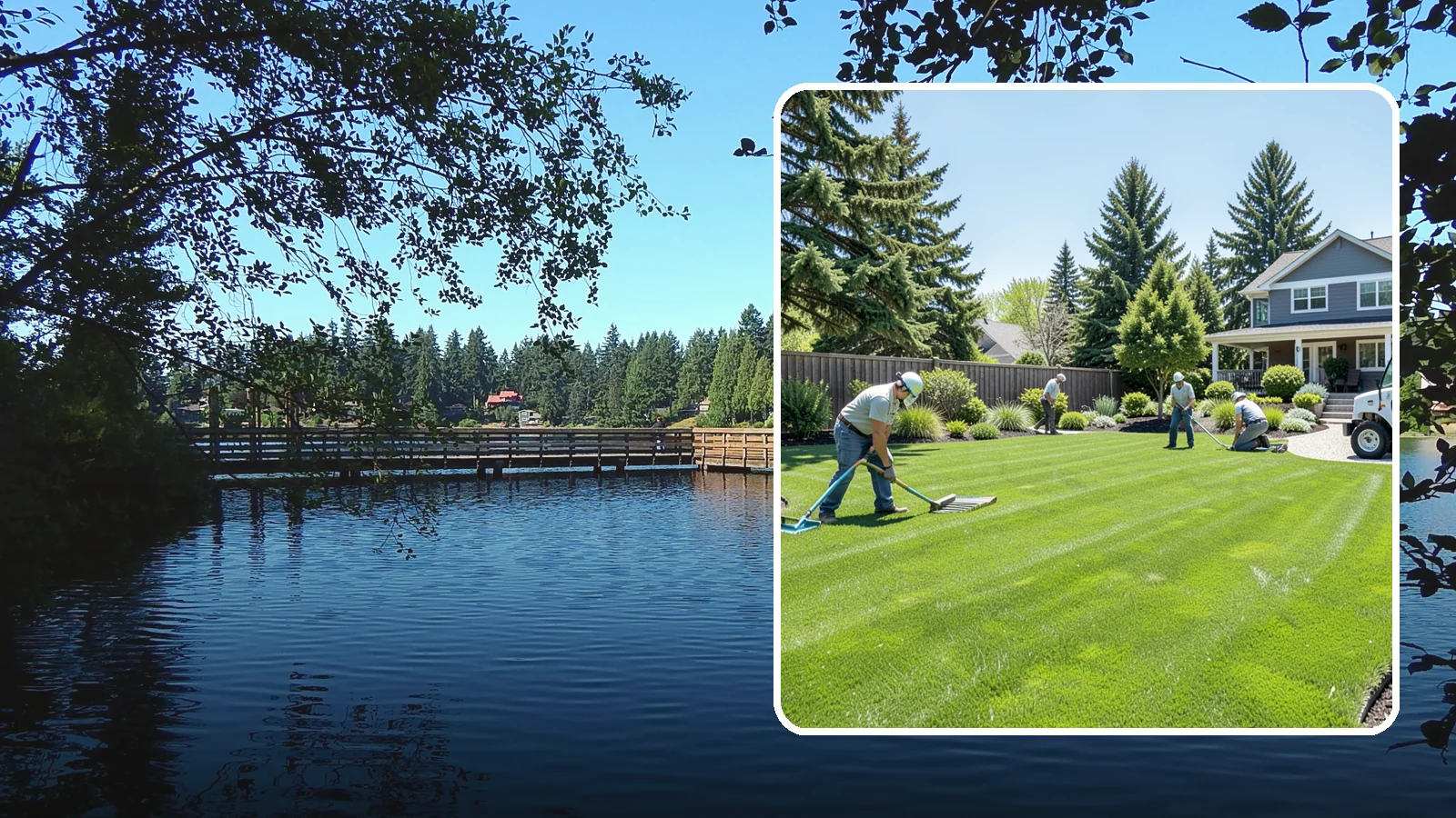 Lawn Restoration in Federal Way, King County, WA - Rebuild a thin, mossy, or worn-out lawn into thick healthy turf through targeted repair and reseeding.