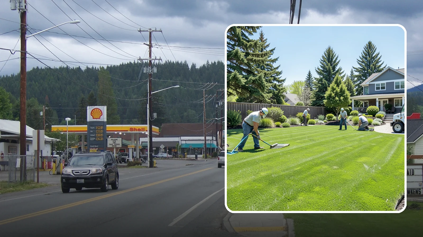 Lawn Restoration in Granite Falls, Snohomish County, WA - Rebuild a thin, mossy, or worn-out lawn into thick healthy turf through targeted repair and reseeding.