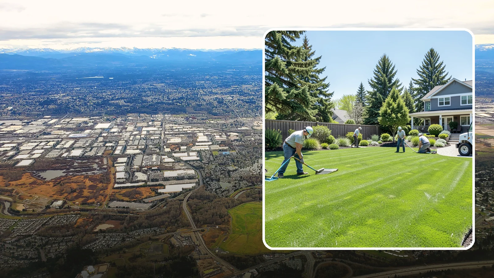 Lawn Restoration in Kent, King County, WA - Rebuild a thin, mossy, or worn-out lawn into thick healthy turf through targeted repair and reseeding.