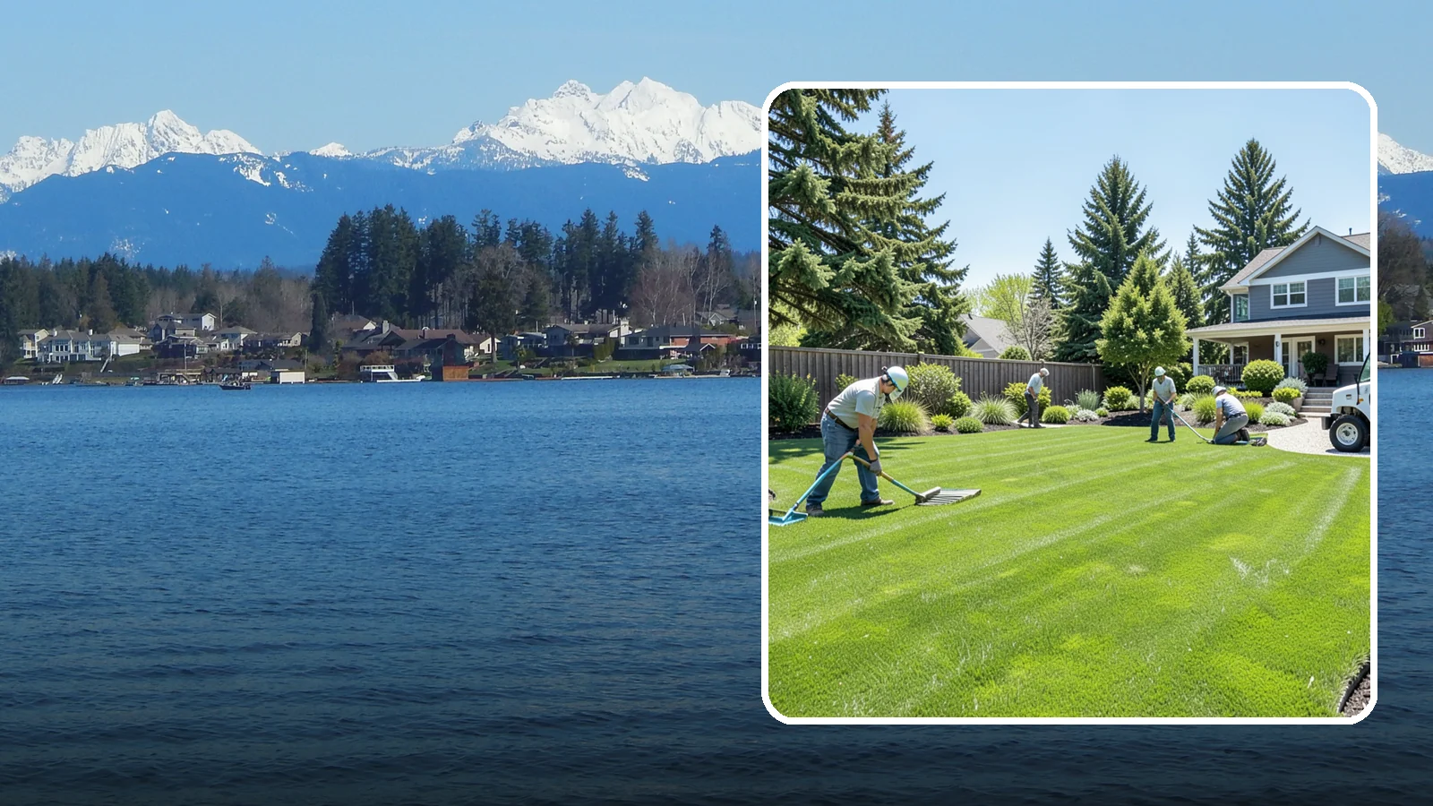 Lawn Restoration in Lake Stevens, Snohomish County, WA - Rebuild a thin, mossy, or worn-out lawn into thick healthy turf through targeted repair and reseeding.