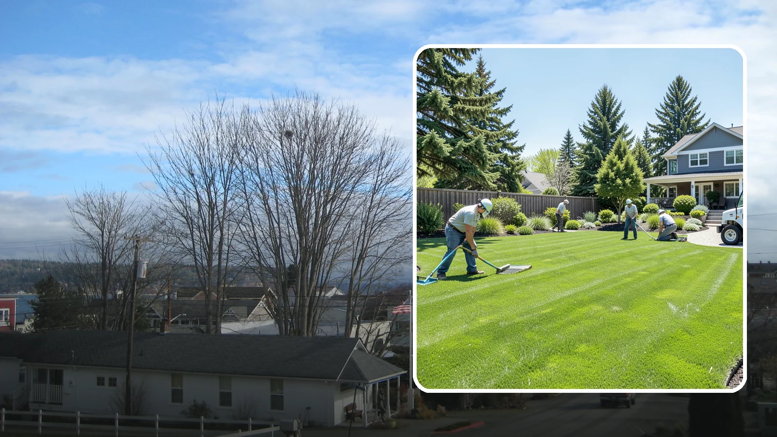 Lawn Restoration in Langley, Island County, WA - Rebuild a thin, mossy, or worn-out lawn into thick healthy turf through targeted repair and reseeding.