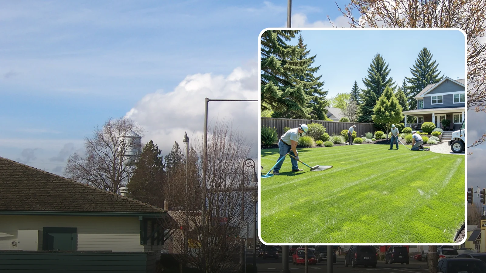 Lawn Restoration in Marysville, Snohomish County, WA - Rebuild a thin, mossy, or worn-out lawn into thick healthy turf through targeted repair and reseeding.