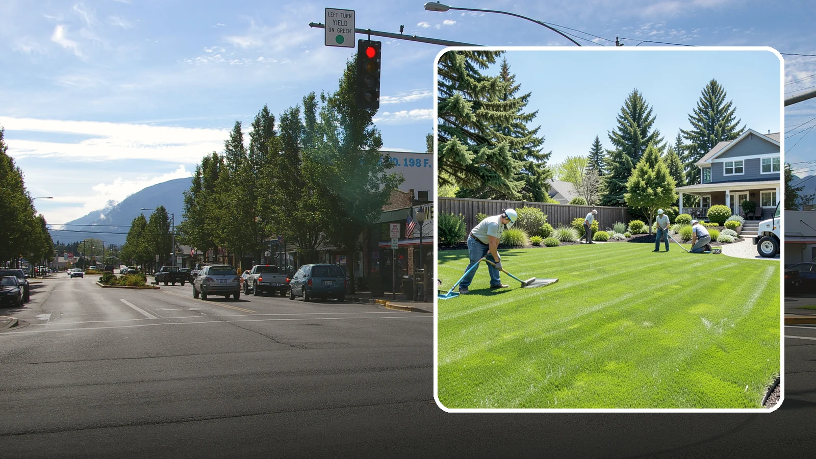 Lawn Restoration in North Bend, King County, WA - Rebuild a thin, mossy, or worn-out lawn into thick healthy turf through targeted repair and reseeding.
