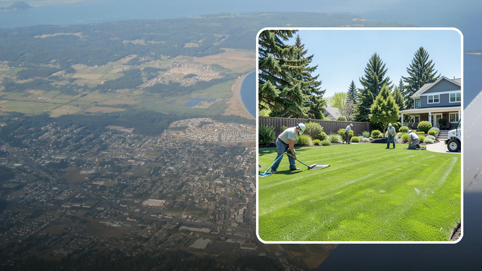 Lawn Restoration in Oak Harbor, Island County, WA - Rebuild a thin, mossy, or worn-out lawn into thick healthy turf through targeted repair and reseeding.
