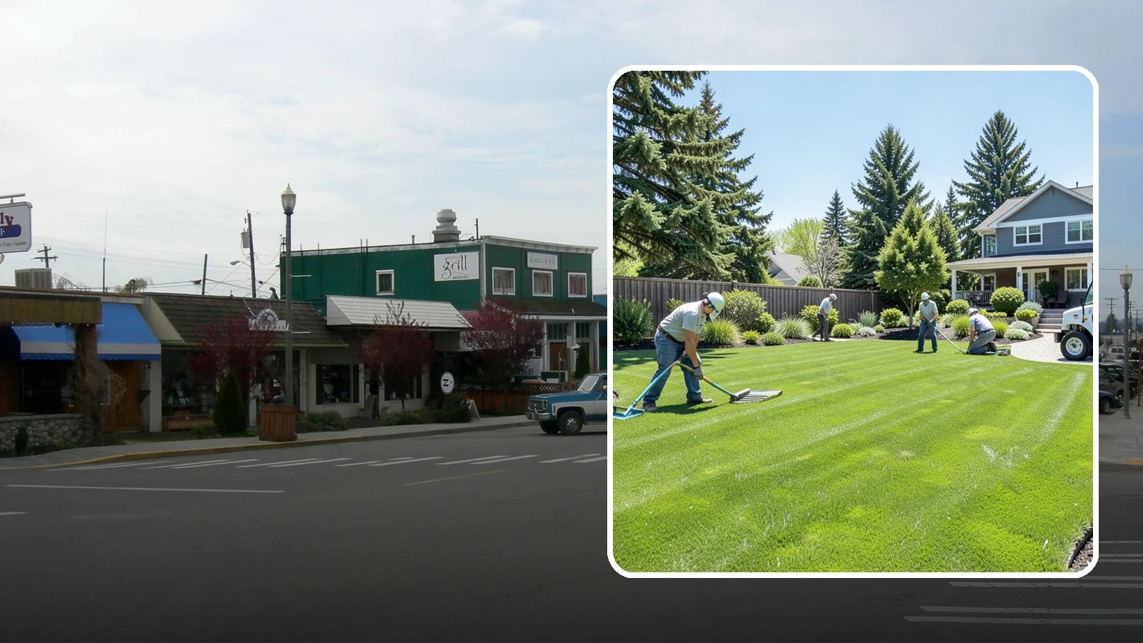 Lawn Restoration in Stanwood, Snohomish County, WA - Rebuild a thin, mossy, or worn-out lawn into thick healthy turf through targeted repair and reseeding.