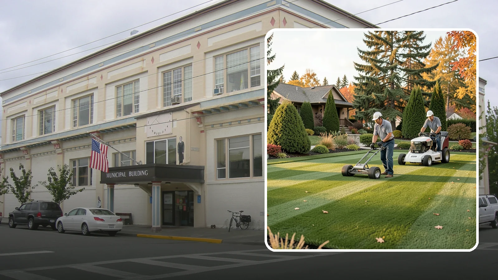 Lawn Rolling in Anacortes, Skagit County, WA - Smooth out frost heaves, mole mounds, and minor bumps by rolling your lawn to a level, even surface.
